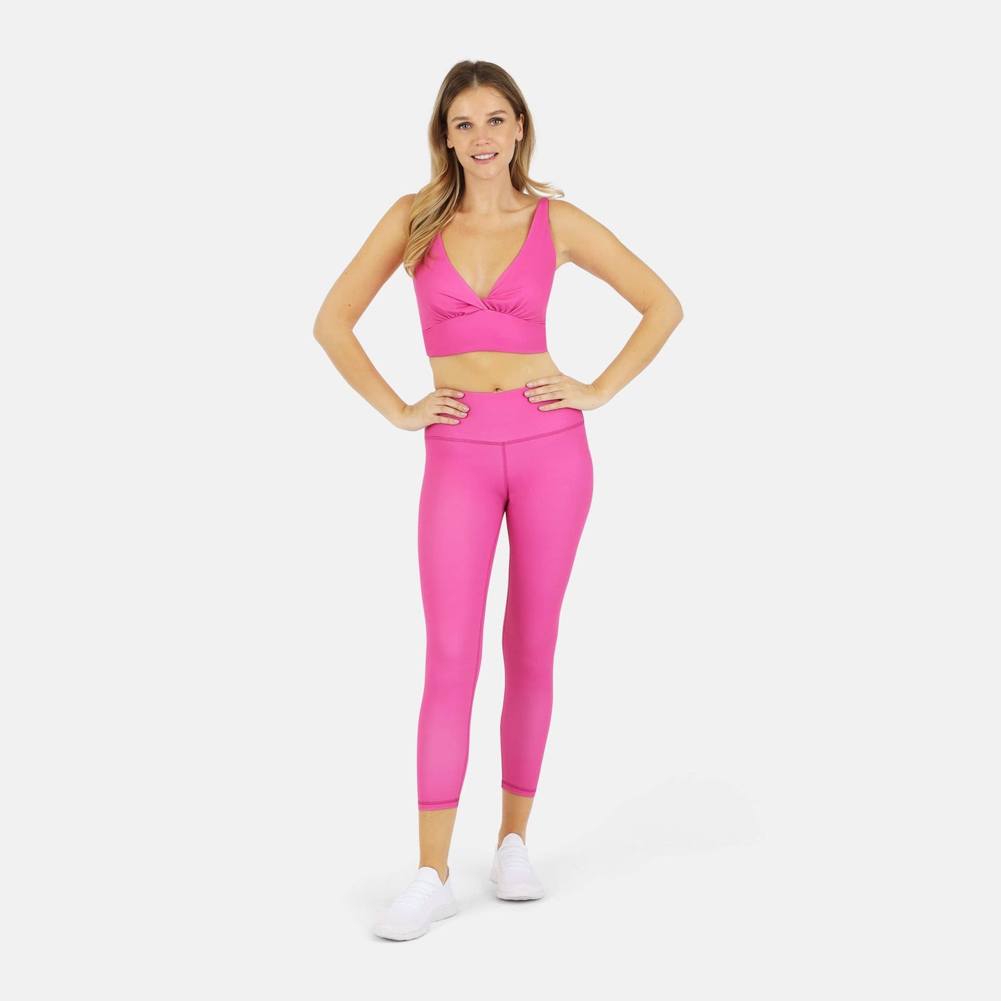Ada Organic Cotton Twist Around Sports Bra