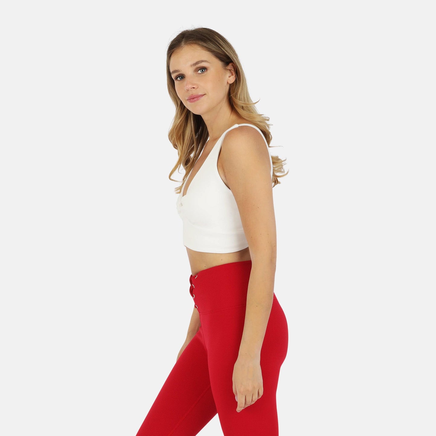 Ada Organic Cotton Twist Around Sports Bra